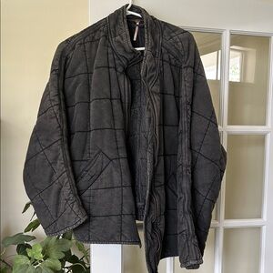 Free People Dolman Quilted Knit Jacket
